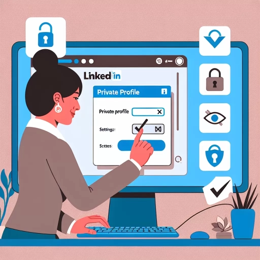 how to make linkedin profile private