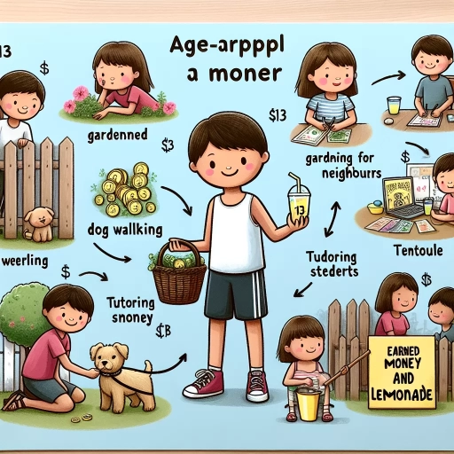 how to make money as a 13 year old
