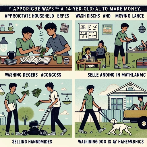how to make money as a 14 year old