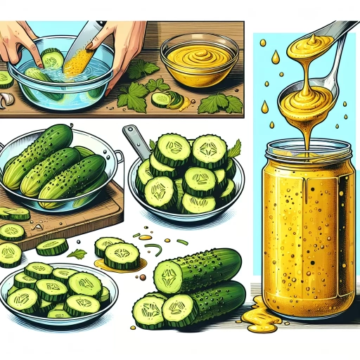 how to make mustard pickles
