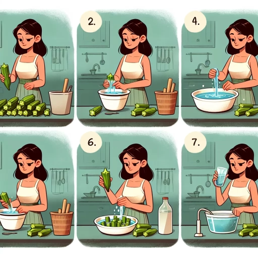 how to make okra water