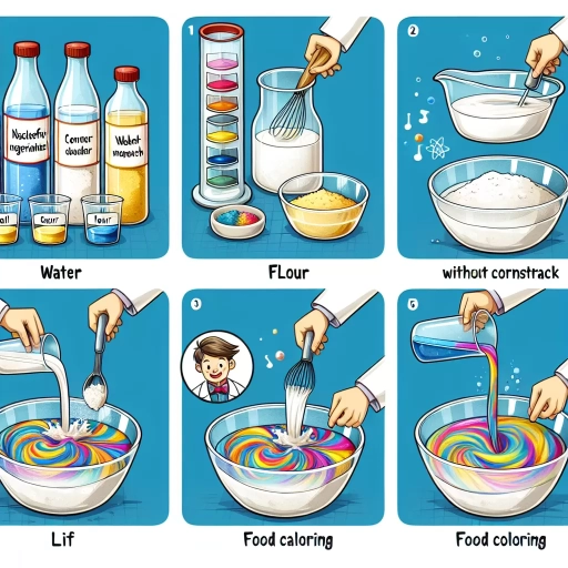 how to make oobleck without cornstarch