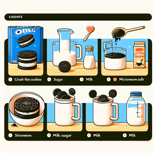 how to make oreo mug cake