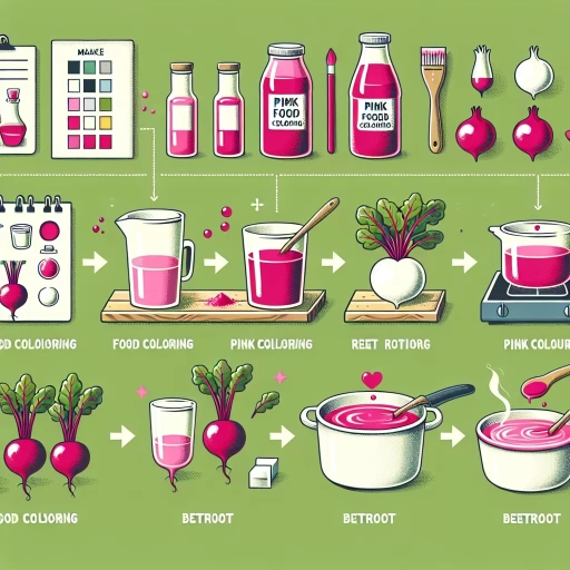how to make pink food coloring
