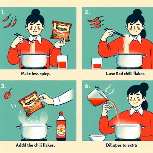 how to make ramen less spicy