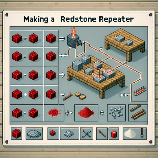 how to make redstone repeater