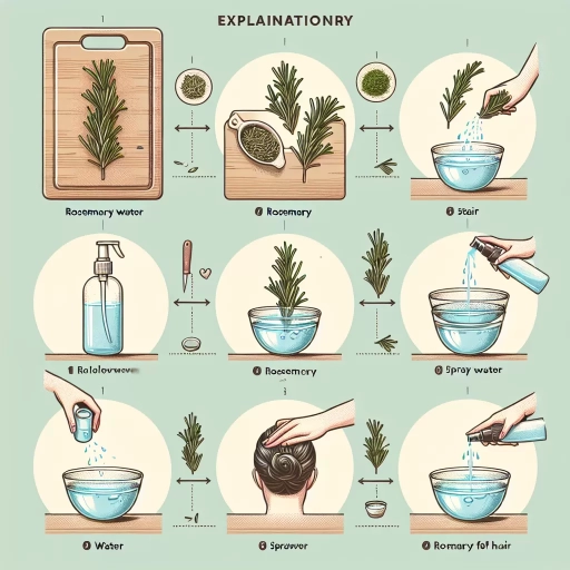 how to make rosemary water for hair growth
