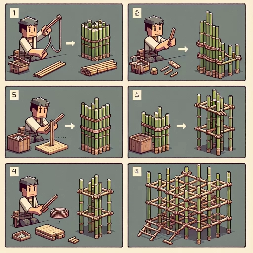 how to make scaffolding in minecraft