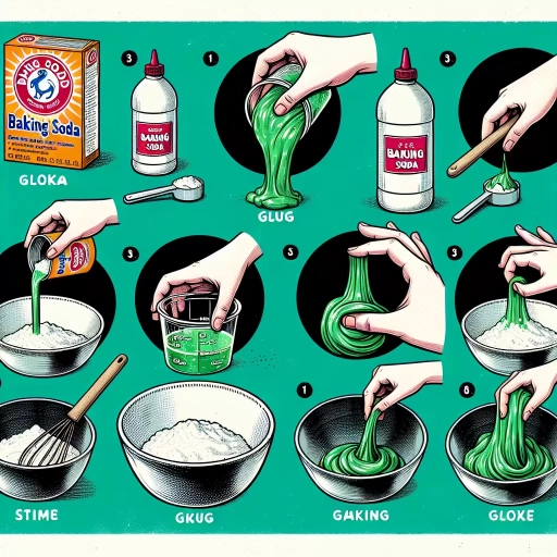 how to make slime with baking soda