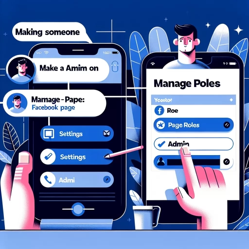 how to make someone an admin on facebook page on mobile
