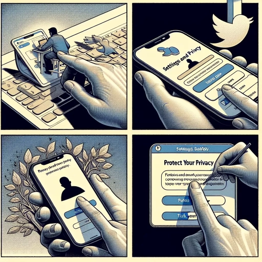 how to make twitter private
