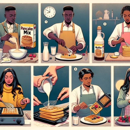 how to make waffles with pancake mix