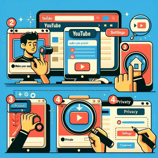 how to make youtube channel private