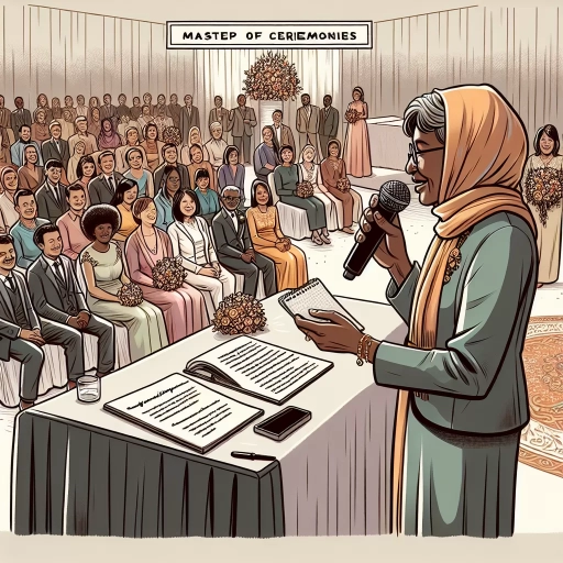 how to mc a wedding