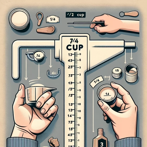 how to measure 3/4 cup