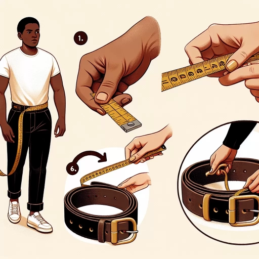 how to measure belt size