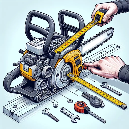 how to measure chainsaw bar