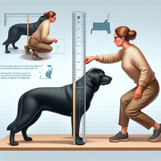 how to measure dog height