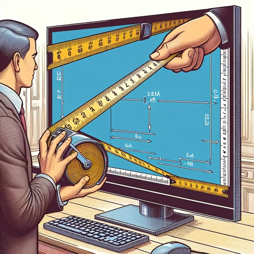how to measure monitor size
