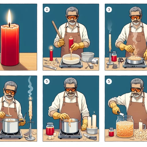 how to melt candle wax