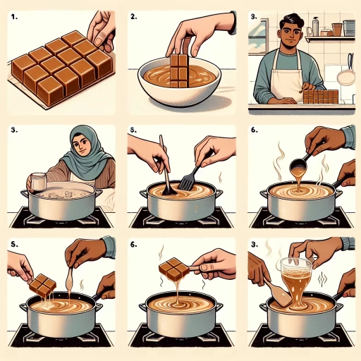 how to melt caramel squares