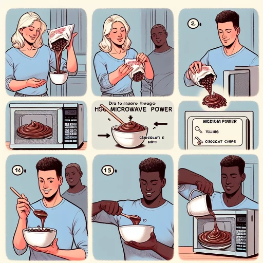 how to melt chocolate chips in microwave