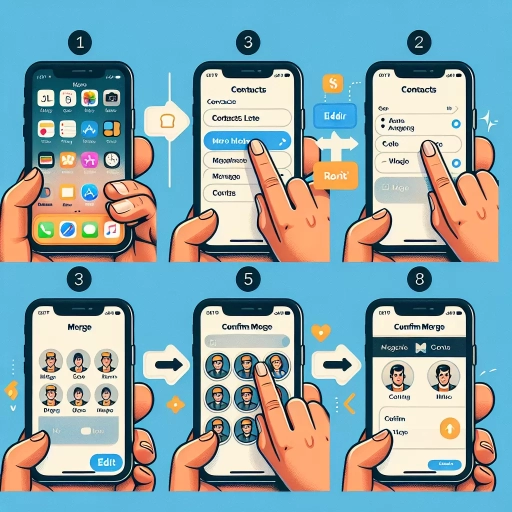how to merge contacts iphone