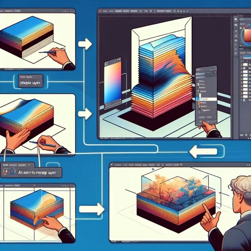how to merge layers in illustrator