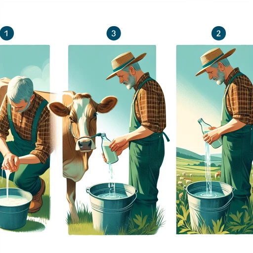 how to milk a cow
