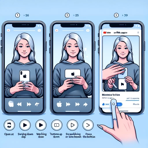 how to minimize youtube on iphone