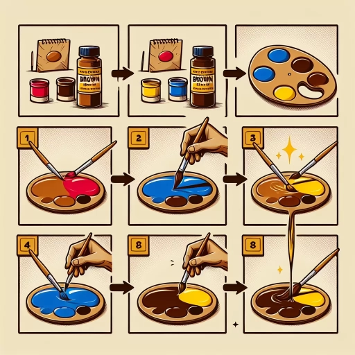 how to mix brown paint