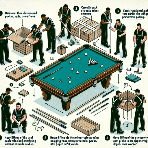 how to move a pool table
