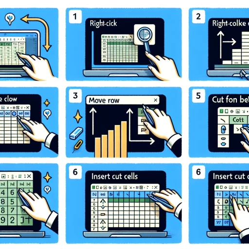 how to move a row in excel