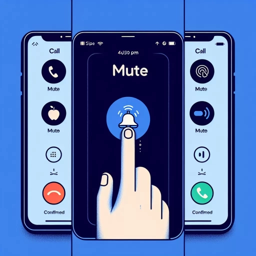 how to mute calls on iphone