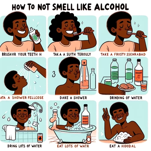 how to not smell like alcohol