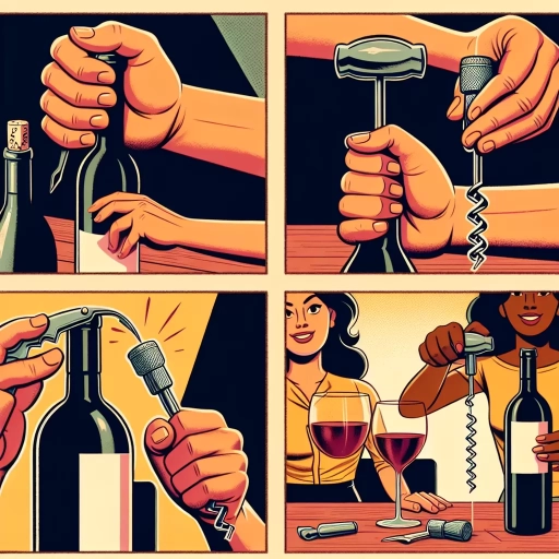 how to open a bottle of wine