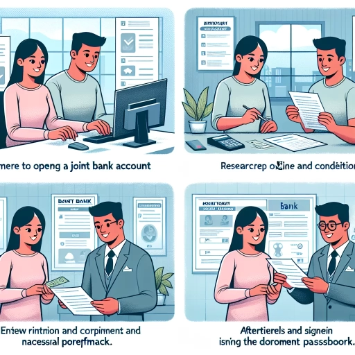 how to open a joint bank account