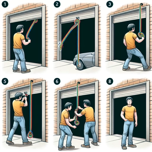how to open garage door manually