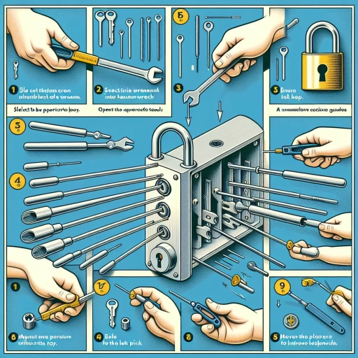 how to open lock without key