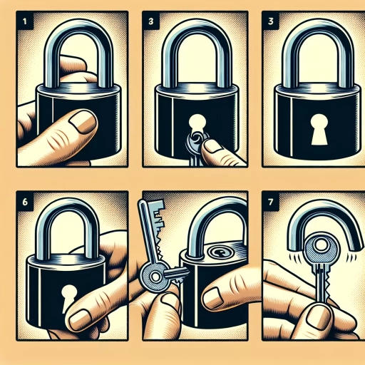 how to open lock