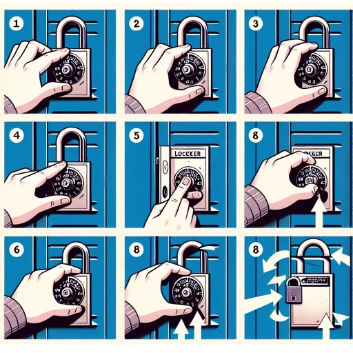 how to open locker lock