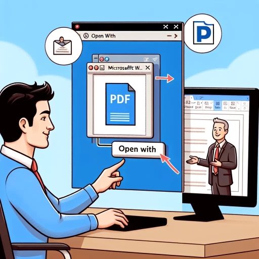 how to open pdf in word