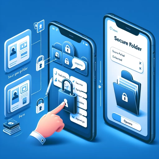 how to open secure folder in gallery