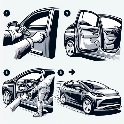 how to open tesla door from inside