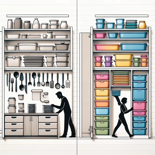 how to organize tupperware