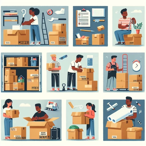 how to pack a container for moving