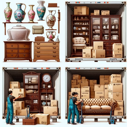 how to pack a moving container