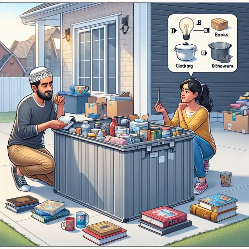 how to pack a storage container