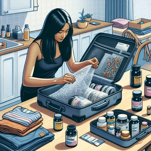 how to pack vitamins for a flight