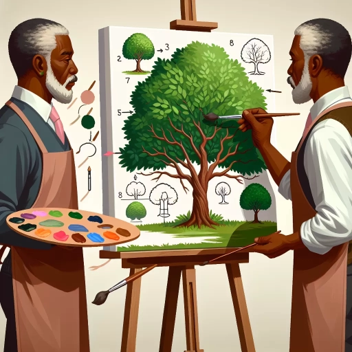 how to paint a tree